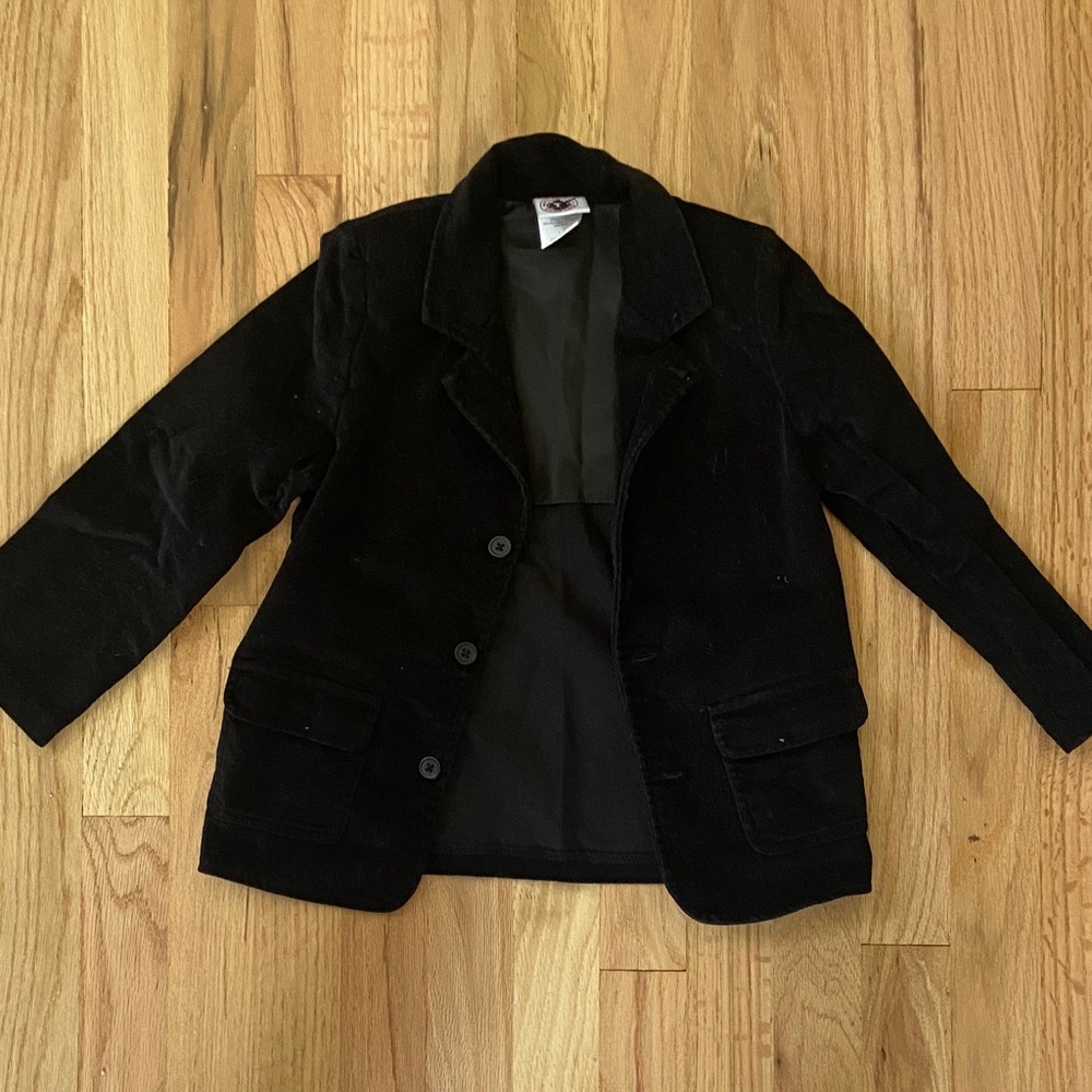 Good Lad Kids Black Velvet Blazer
